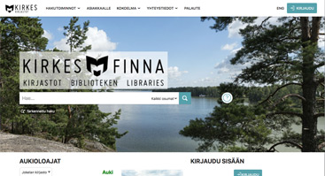 kirkes.finna.fi screenshot